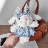 Xiaohongshu Popular White Lop-Eared Rabbit Plush Doll Pendant With Lanyard Birthday Gift Bag Pendant Wholesale sku image 20
