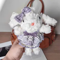 Xiaohongshu Popular White Lop-Eared Rabbit Plush Doll Pendant With Lanyard Birthday Gift Bag Pendant Wholesale sku image 21