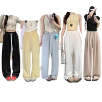 Dopamine Cream Pants Spring And Summer  New All-match Yamamoto Wide-leg Pants High Waist Straight Casual Trousers main image 5