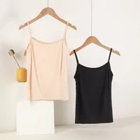 Quality Camisole Women's Inner Base Top Sexy Thin Anti-Glow White Beautiful Back Short Small Vest main image 1