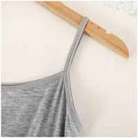 Quality Camisole Women's Inner Base Top Sexy Thin Anti-Glow White Beautiful Back Short Small Vest main image 3