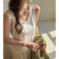 Spring And Summer New All-match Loose Lazy Style Bottoming Small Camisole Women's Inner Sleeveless Top main image 2