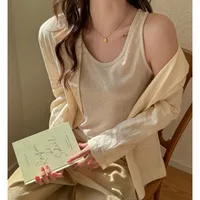 Spring And Summer New All-match Loose Lazy Style Bottoming Small Camisole Women's Inner Sleeveless Top sku image 11