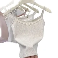 White Lace Camisole Women's Summer  Summer New Pure Outfit Short Base Top main image 4