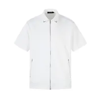 Jiayiku Men's  New Cleanfit Niche Design Zipper Shirt Summer Short-sleeved Superior Sense main image 2