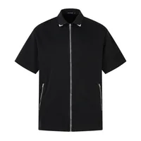 Jiayiku Men's  New Cleanfit Niche Design Zipper Shirt Summer Short-sleeved Superior Sense sku image 7