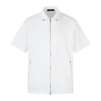 Jiayiku Men's  New Cleanfit Niche Design Zipper Shirt Summer Short-sleeved Superior Sense sku image 2