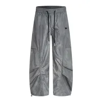 Jiayiku Trendy Brand  New American Style Retro Paratrooper Scimitar Casual Pants Men's And Women's Loose Pants With Wide Legs main image 1