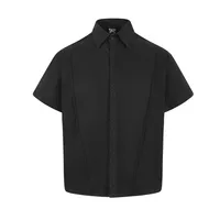 Jiayiku Men's  Summer New Cleanfit Eternal Flower Embroidered Shirt Short-sleeved Ins Trendy New-style Handsome Men main image 1