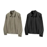 Jiayi Library Men's  New Fashion Lapel Niche Suit Jacket Cleanfit Stitching Design Jacket main image 5