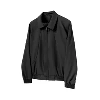 Jiayi Library Men's  New Fashion Lapel Niche Suit Jacket Cleanfit Stitching Design Jacket sku image 6