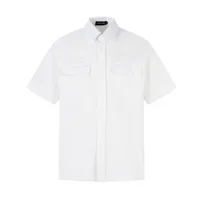 Jiayiku Men's  Summer New American-style Washed Old Shirt Short-sleeved Workwear Jacket Vintage Ins Trendy main image 2
