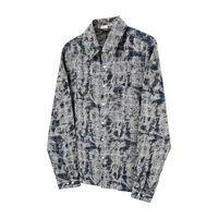 Jiayi Library Men's  Summer New New Style Retro Ami Khaji Wrapper Design Plaid Shirt Antique Style sku image 2