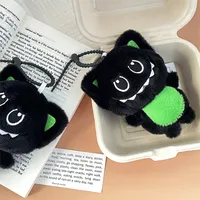 Ugly Adorable Black Cat Plush Pendant School Activity Prizes Small Gifts Children Reward Gift Bags Hanging Ornaments Wholesale main image 2