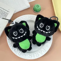 Ugly Adorable Black Cat Plush Pendant School Activity Prizes Small Gifts Children Reward Gift Bags Hanging Ornaments Wholesale main image 3