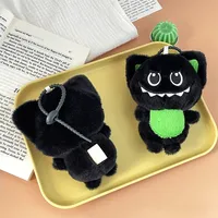 Ugly Adorable Black Cat Plush Pendant School Activity Prizes Small Gifts Children Reward Gift Bags Hanging Ornaments Wholesale main image 4