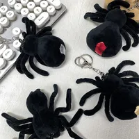 Imitation Black Spider Tricky Friends Doll Backpack Pendant Funny Long Legs Plush Doll Bag Keychain Accessories main image 1