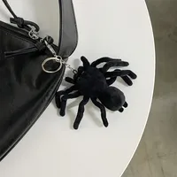 Imitation Black Spider Tricky Friends Doll Backpack Pendant Funny Long Legs Plush Doll Bag Keychain Accessories main image 3