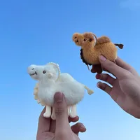 Internet Celebrant Cute Desert Camel Plush Doll Pendant Travel Jewelry Gift Doll Bag Bag Hanging Ornaments  Wholesale main image 3