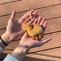 Internet Celebrant Cute Desert Camel Plush Doll Pendant Travel Jewelry Gift Doll Bag Bag Hanging Ornaments  Wholesale sku image 2