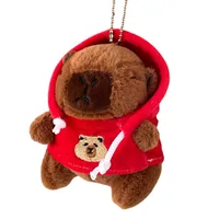 Cute LOVE Sweater Capybara Doll Creative Kappibala Doll Cross-dressing Toys Small Ornaments Keychain Wholesale main image 5