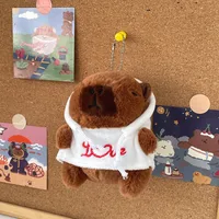 Cute LOVE Sweater Capybara Doll Creative Kappibala Doll Cross-dressing Toys Small Ornaments Keychain Wholesale sku image 5