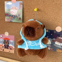 Cute LOVE Sweater Capybara Doll Creative Kappibala Doll Cross-dressing Toys Small Ornaments Keychain Wholesale sku image 2