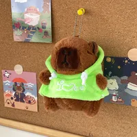 Cute LOVE Sweater Capybara Doll Creative Kappibala Doll Cross-dressing Toys Small Ornaments Keychain Wholesale sku image 1