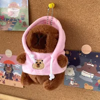 Cute LOVE Sweater Capybara Doll Creative Kappibala Doll Cross-dressing Toys Small Ornaments Keychain Wholesale sku image 14