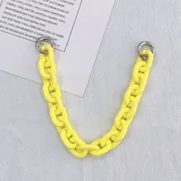 New DIY Mobile Phone Case Hand-held Chain Women's Bag Hand-held Chain Acrylic Colorful Bracelet Detachable Chain sku image 9