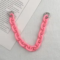 New DIY Mobile Phone Case Hand-held Chain Women's Bag Hand-held Chain Acrylic Colorful Bracelet Detachable Chain sku image 10