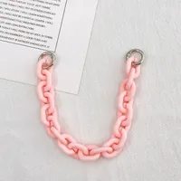 New DIY Mobile Phone Case Hand-held Chain Women's Bag Hand-held Chain Acrylic Colorful Bracelet Detachable Chain sku image 11