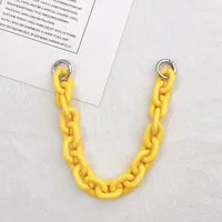 New DIY Mobile Phone Case Hand-held Chain Women's Bag Hand-held Chain Acrylic Colorful Bracelet Detachable Chain sku image 12