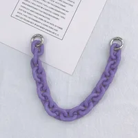 New DIY Mobile Phone Case Hand-held Chain Women's Bag Hand-held Chain Acrylic Colorful Bracelet Detachable Chain sku image 14