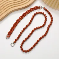 New DIY Mobile Phone Case Hand-held Chain Women's Bag Hand-held Chain Acrylic Colorful Bracelet Detachable Chain sku image 27
