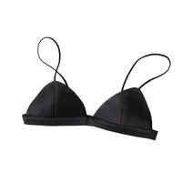 Thin Shoulder Strap Black Small Wrap Bra Beautiful Back Tube Top Sexy Small Bra Stretch Camisole Versatile Underwear Women main image 5