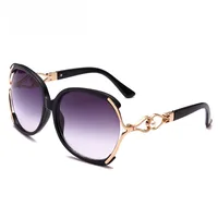 Classic Fashion Big Brand All-match Women's Sunglasses Trendy Pearl Sunglasses Large Frame Sunglasses 512 main image 1