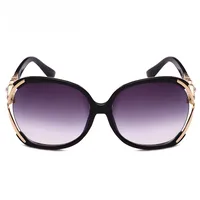 Classic Fashion Big Brand All-match Women's Sunglasses Trendy Pearl Sunglasses Large Frame Sunglasses 512 main image 3