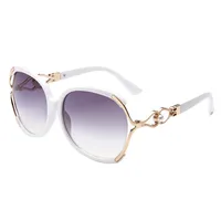 Classic Fashion Big Brand All-match Women's Sunglasses Trendy Pearl Sunglasses Large Frame Sunglasses 512 main image 5