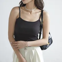 Summer Sexy Women's Tube Top Basic Hot Girl Breast-covering Thread Vest Small Strap Bottoming Women's Inner Wear main image 3