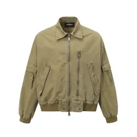 Jiayi Library Men's  Spring American Locomotive Wind Vintage Heavy Flying Jacket Water Washing Tooling Jacket main image 1