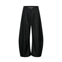 Jiayiku Men's  American Retro Pendant Machete Dress Pants Men's And Women's Cleanfit Loose Casual Pants sku image 6