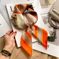 70 Silk Scarf Neck Small Square Scarf New Wave Dot Silk Scarf Small Scarf High-grade Small Scarf For Women main image 4