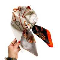 70 Silk Scarf Neck Small Square Scarf New Wave Dot Silk Scarf Small Scarf High-grade Small Scarf For Women main image 5