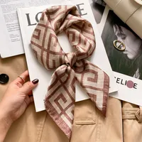70 Silk Scarf Neck Small Square Scarf New Wave Dot Silk Scarf Small Scarf High-grade Small Scarf For Women sku image 17