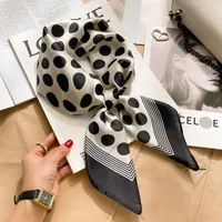 70 Silk Scarf Neck Small Square Scarf New Wave Dot Silk Scarf Small Scarf High-grade Small Scarf For Women sku image 21