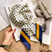 70 Silk Scarf Neck Small Square Scarf New Wave Dot Silk Scarf Small Scarf High-grade Small Scarf For Women sku image 22