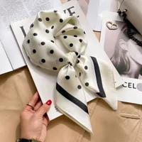 70 Silk Scarf Neck Small Square Scarf New Wave Dot Silk Scarf Small Scarf High-grade Small Scarf For Women sku image 27