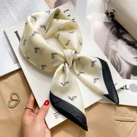 70 Silk Scarf Neck Small Square Scarf New Wave Dot Silk Scarf Small Scarf High-grade Small Scarf For Women sku image 30