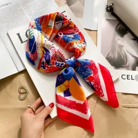 70 Silk Scarf Neck Small Square Scarf New Wave Dot Silk Scarf Small Scarf High-grade Small Scarf For Women sku image 32